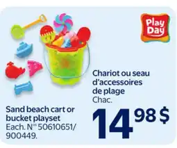 Walmart Play Day Sand Beach Bucket Playset offer