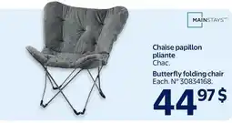 Walmart Butterfly folding chair offer