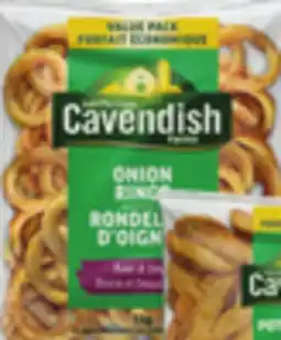 Walmart Cavendish Farms garlic & rosemary wedges 1.8 kg or sweet & crispy onion rings offer