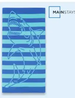 Walmart Mainstays Solid Reversible Beach Towel offer