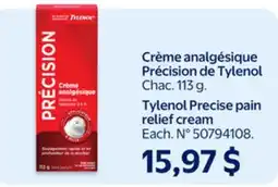 Walmart Tylenol Precise Pain relief Cream offer