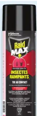 Walmart Assorted Raid Max aerosol spray offer