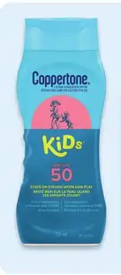 Walmart Coppertone kids' SPF 50 lotion offer