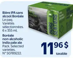 Walmart Boréale non-alcoholic india pale ale offer