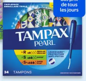 Walmart Tampax Tampons offer