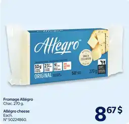 Walmart Allégro cheese offer