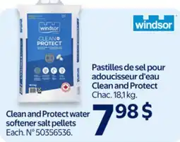 Walmart Clean and Protect water softener salt pellets offer