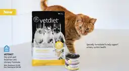 Mondou VETDIET Dry and wet food for cats Urinary care formula offer