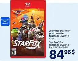 Walmart Star Fox for Nintendo Switch 2 offer