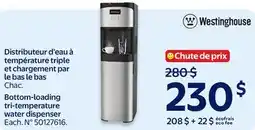 Walmart Bottom-loading tri-temperature water dispenser offer