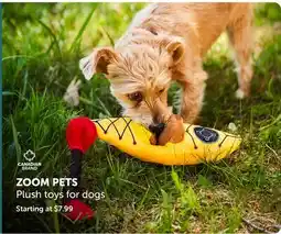 Mondou ZOOM PETS Plush toys for dogs offer