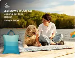 Mondou LE MEOW & WOOF CO Cooling outdoor blanket offer