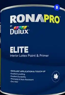 RONA RONA PRO Elite Interior paint & primer. 3.78-L offer