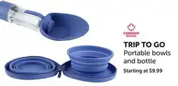 Mondou TRIP TO GO Portable bowls and bottle offer