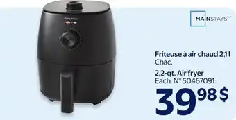 Walmart Mainstays 2.2-qt. Air fryer offer