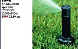 RONA RAIN BIRD 4 adjustable sprinkler offer
