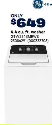RONA 4.4 cu. ft. washer offer