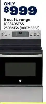 RONA 5 cu. ft. range offer