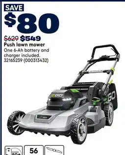 RONA EGO POWER+ Push lawn mower offer