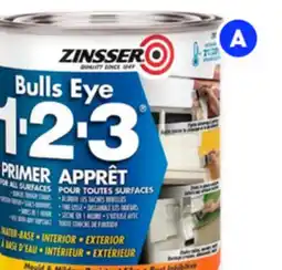 RONA Zinsser primer Bulls Eye 1-2-3, 946-ml offer