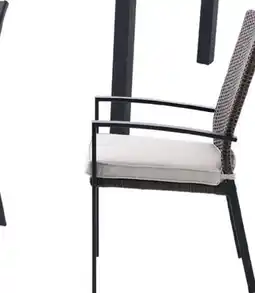 RONA Stackable chair with cushion 23.23 x 37.99 x 26.38 offer