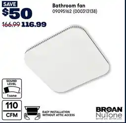 RONA BROAN-NUTONE Bathroom fan offer