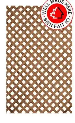 RONA Privacy treated wood lattice 4' x 8' x 1-3/4 (spacing) offer