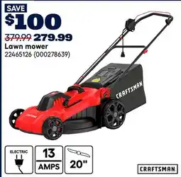 RONA CRAFTSMAN Lawn mower offer