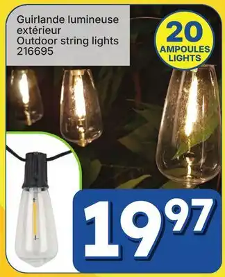 Rossy Outdoor string lights offer