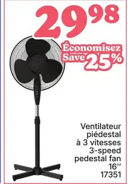 Rossy 3-speed pedestal fan offer