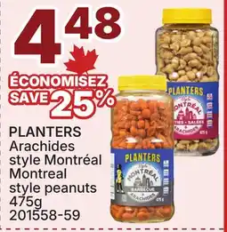 Rossy PLANTERS Montreal style peanuts offer