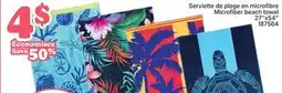 Rossy Microfiber beach towel offer