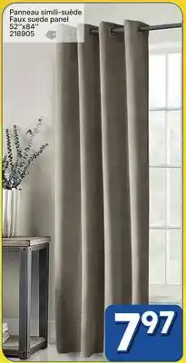 Rossy Faux suede panel offer