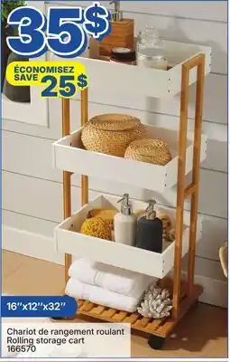 Rossy Rolling storage cart offer