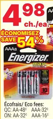 Rossy ENERGIZER Batteries offer