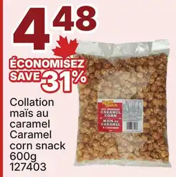 Rossy Caramel corn snack offer