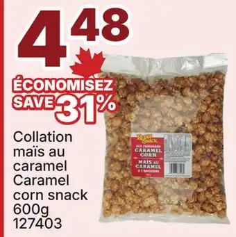 Rossy Caramel corn snack offer