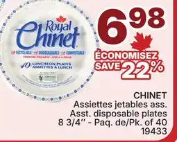 Rossy CHINET Asst. disposable plates offer
