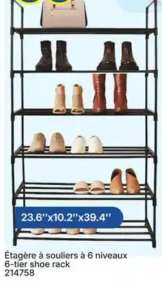Rossy 6-tier shoe rack offer