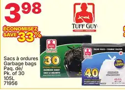 Rossy TUFFGUY Garbage bags offer