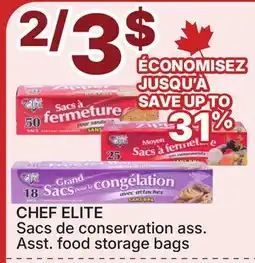 Rossy CHEF ELITE Asst. food storage bags offer