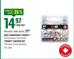BMR ENS. D'ANCRAGES  PROKIT  offer