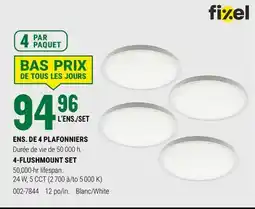 BMR ENS. DE 4 PLAFONNIERS offer
