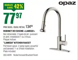BMR ROBINET DE CUISINE  LAMEGO  offer