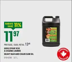 BMR HUILE POUR SCIE À CHAÎNE LOURDE offer
