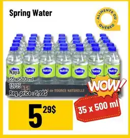 Mayrand Naya Spring Water offer