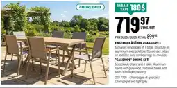 BMR ENSEMBLE À DÎNER  CASSIOPE  offer