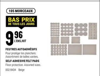 BMR FEUTRES AUTOADHÉSIFS offer