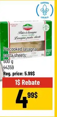 Mayrand Frozen Pastas Precooked Lasagna Pasta Sheets offer