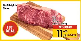 Mayrand Beef Striploin Steak offer